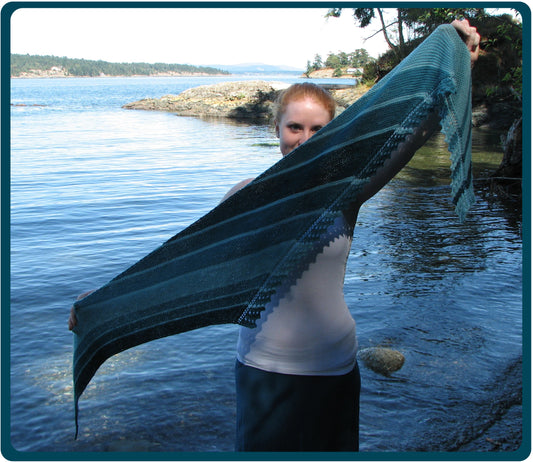 Jade Waters Shawl